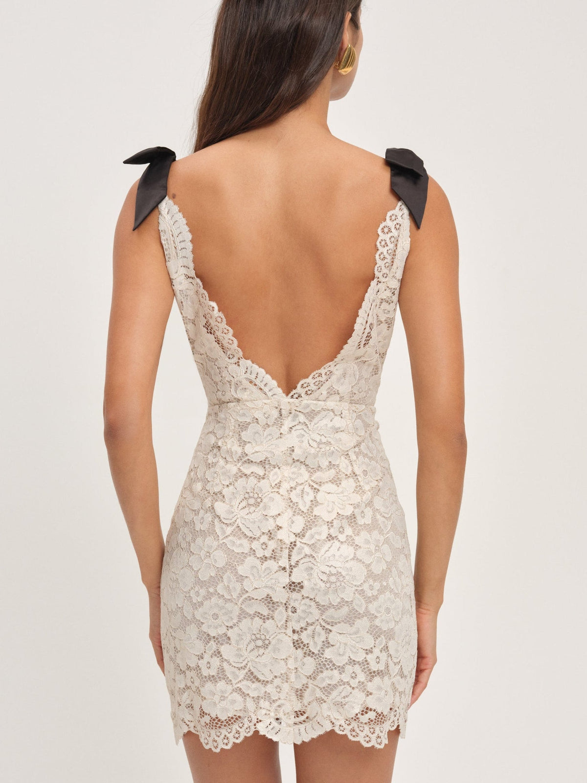 Lakeside Mini Dress Gold - For Love & Lemons