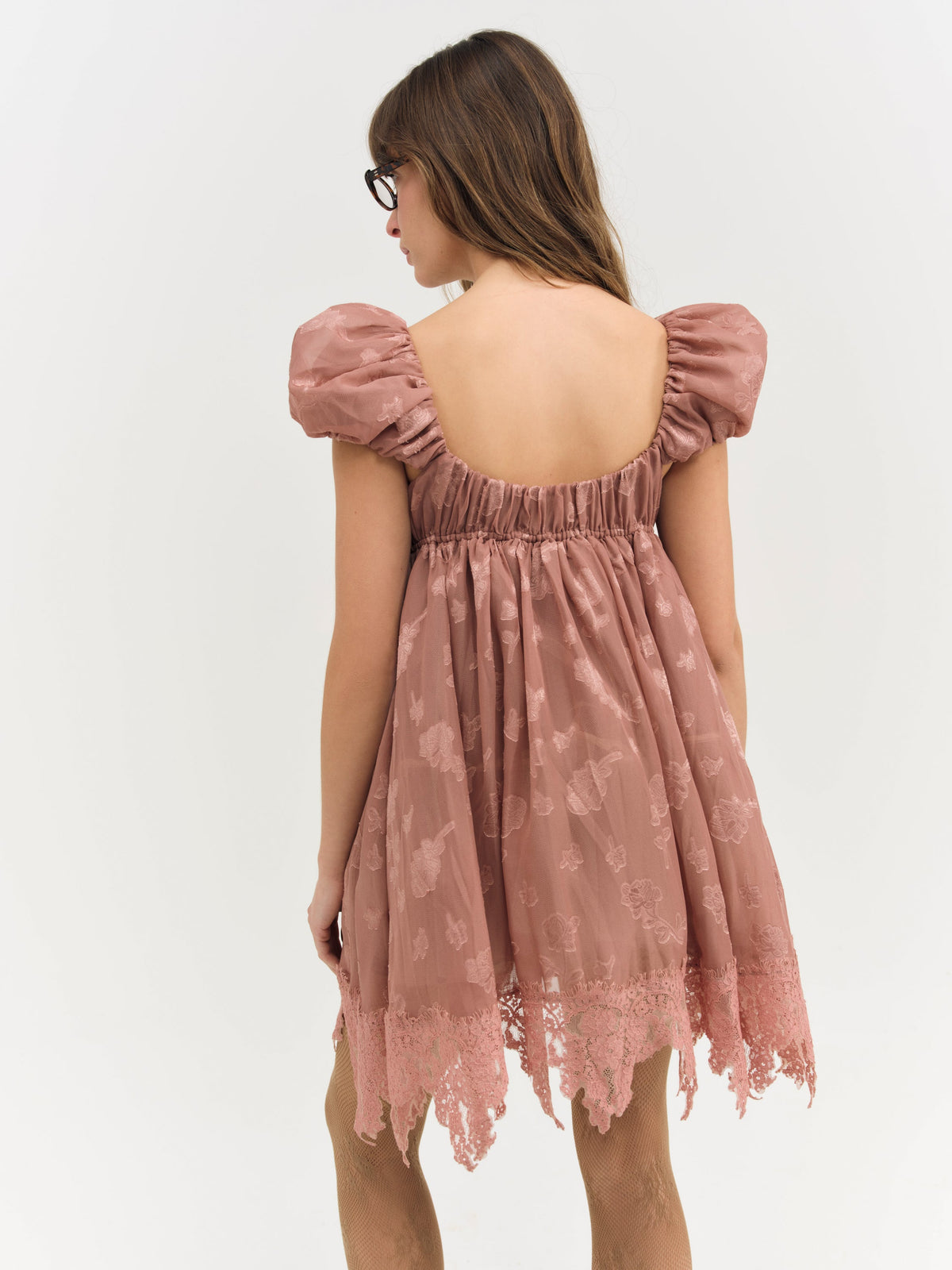 Olivia Mini Dress Mahogany - For Love & Lemons