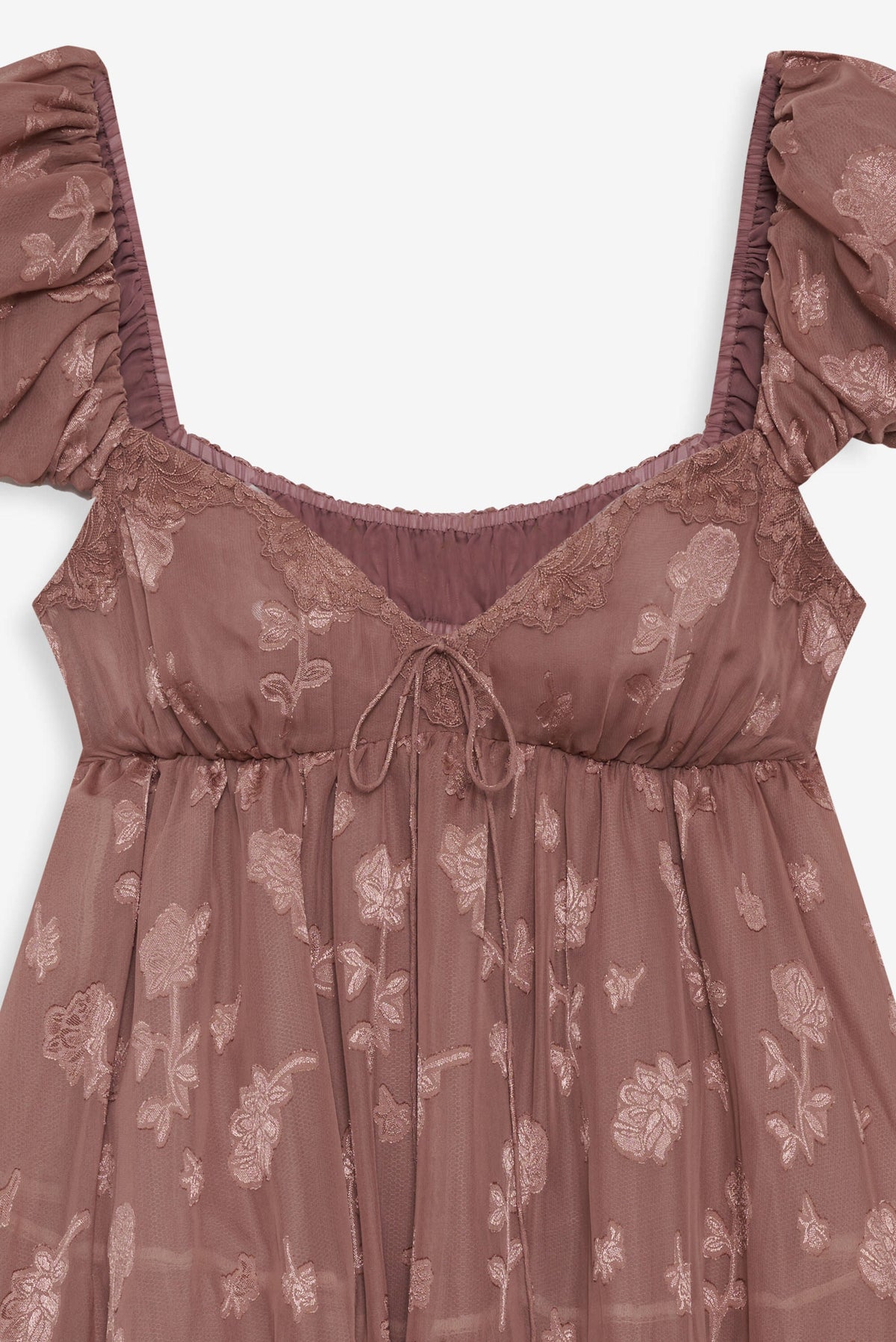 Olivia Mini Dress Mahogany - For Love & Lemons