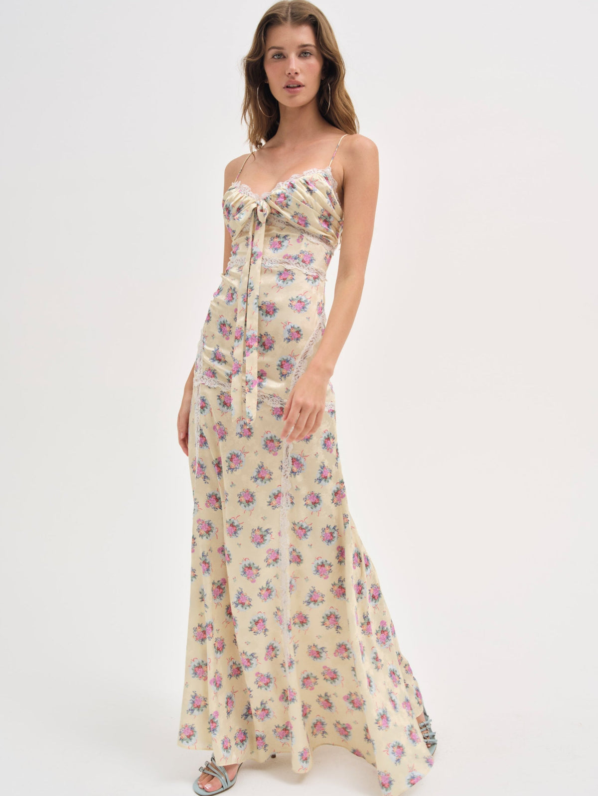 Shannon Maxi Dress Pink - For Love & Lemons