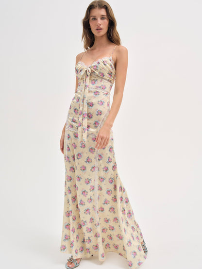 Shannon Maxi Dress Pink - For Love & Lemons