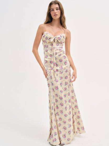 Shannon Maxi Dress Pink - For Love & Lemons