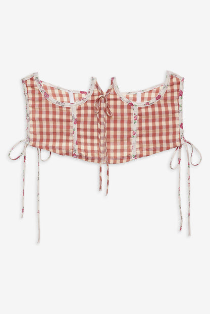 Georgia Corset Slip Dress Red - For Love & Lemons
