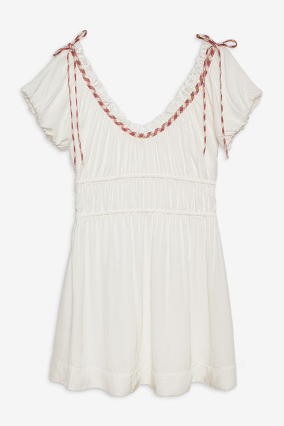 Georgia Corset Slip Dress Red - For Love & Lemons