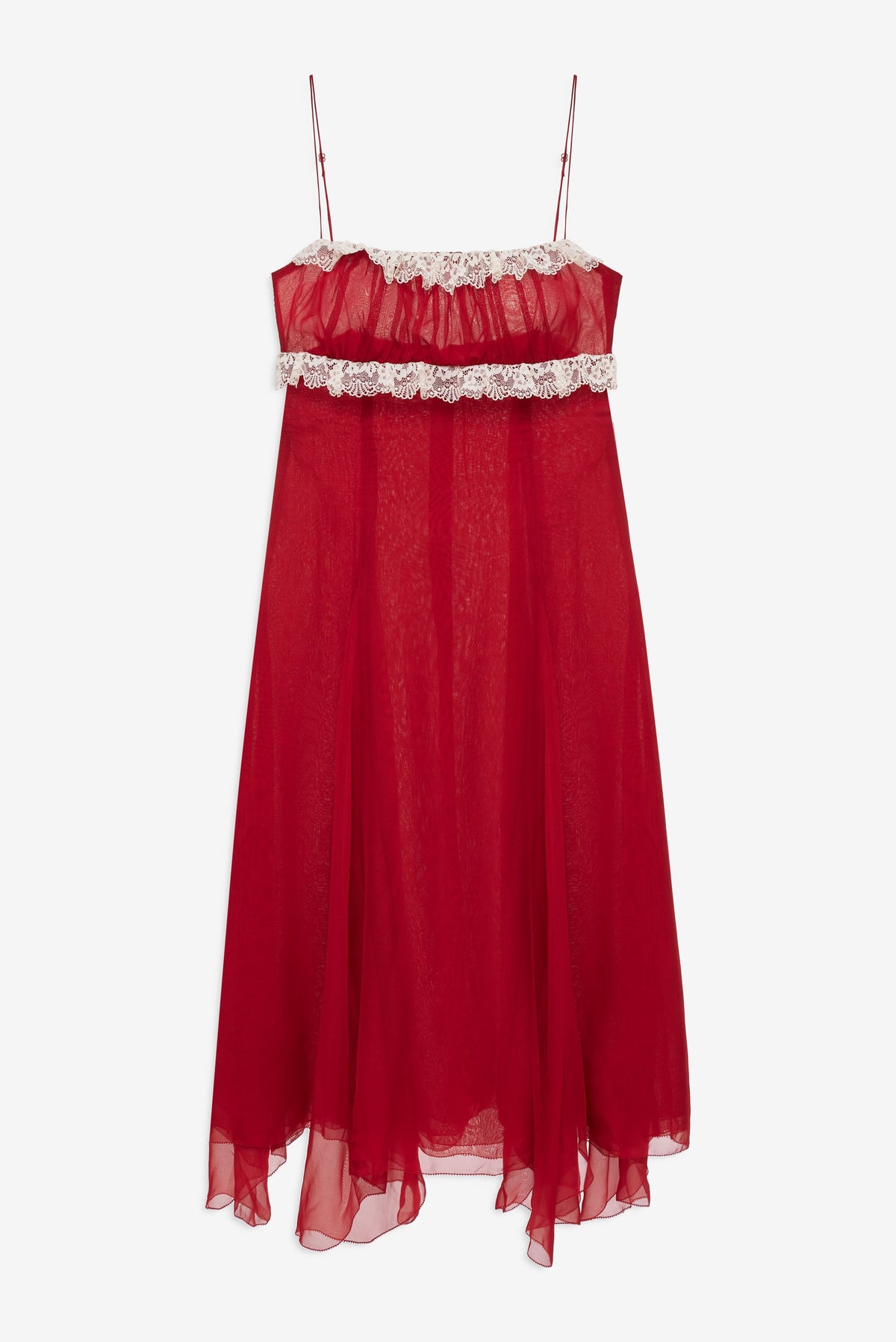 Charlotte Midi Dress Red - For Love & Lemons