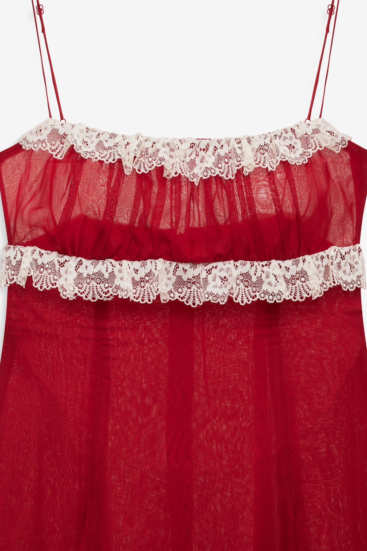 Charlotte Midi Dress Red - For Love & Lemons