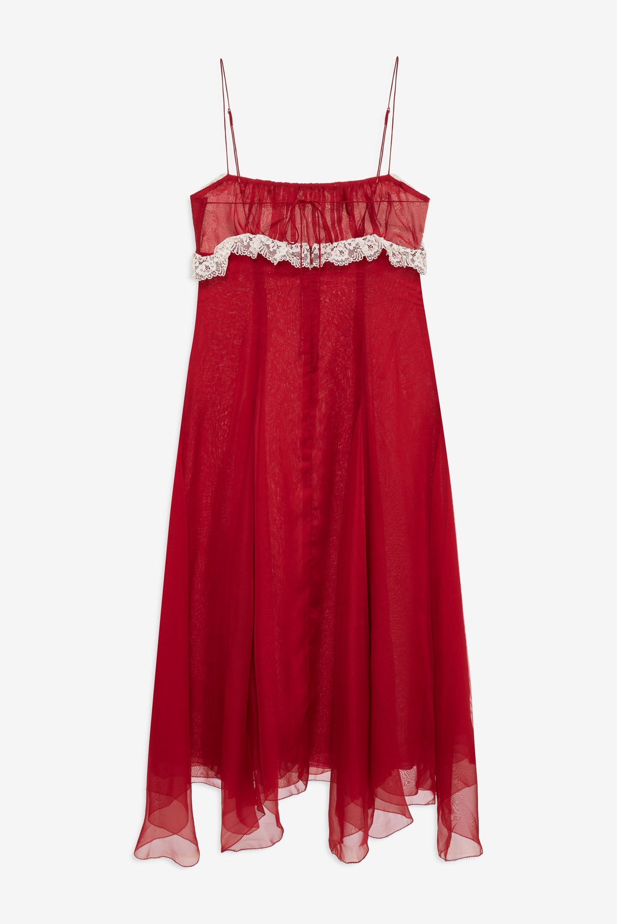 Charlotte Midi Dress Red - For Love & Lemons