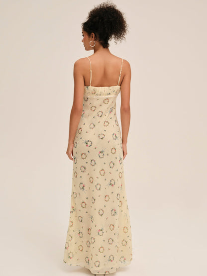 Midsummer Maxi Dress Yellow - For Love & Lemons