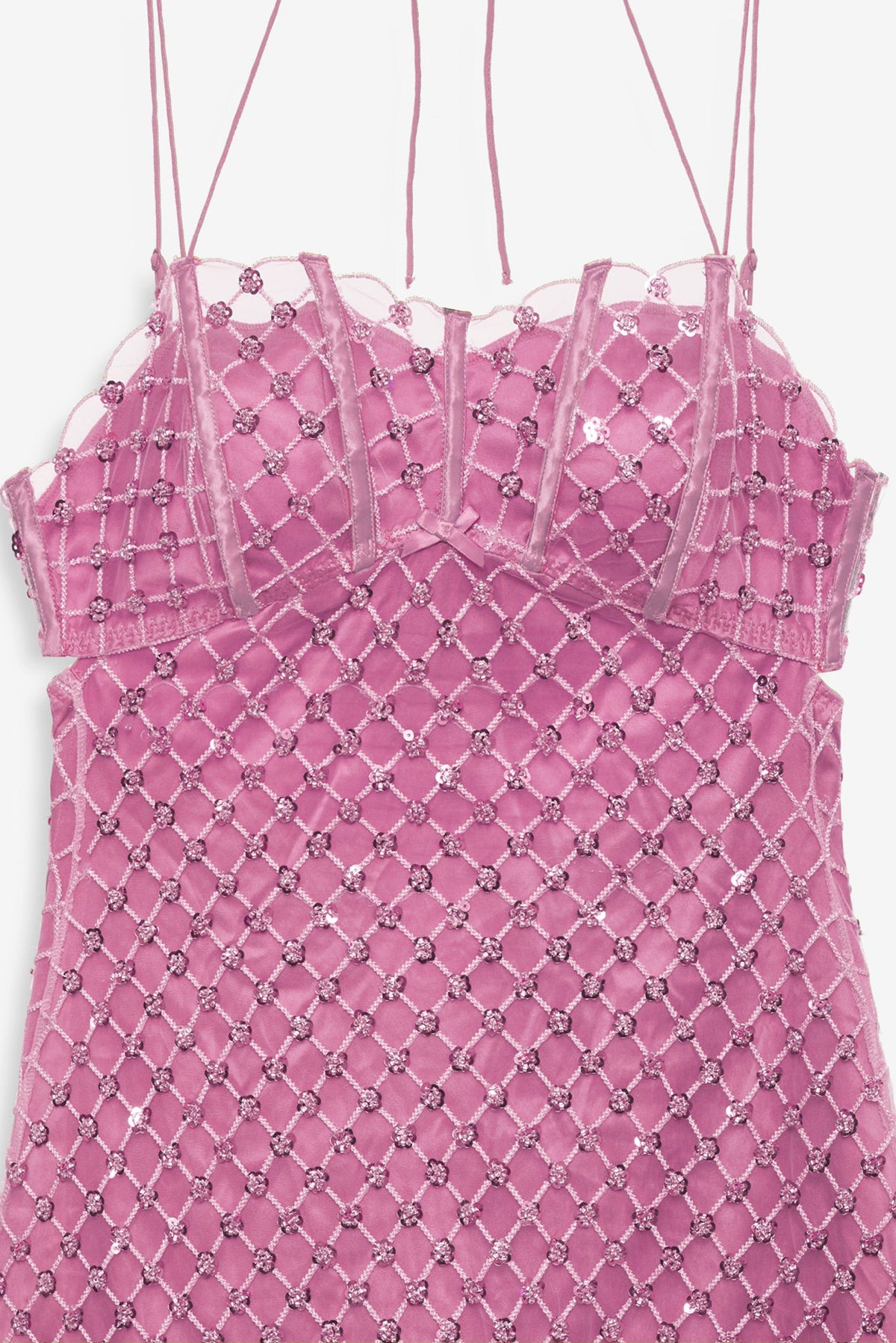 Dazzle Me Slip Dress Pink - For Love & Lemons