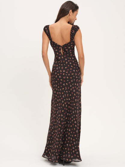 Emmaline Maxi Dress Black - For Love & Lemons