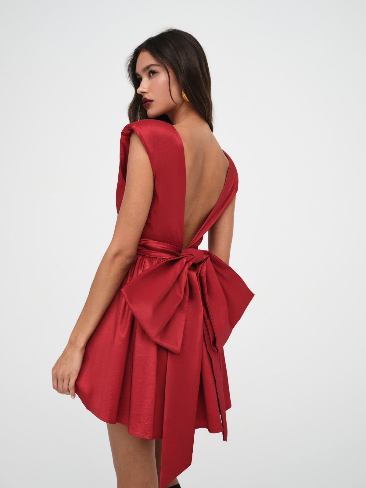 Rose Mini Dress Red - For Love & Lemons