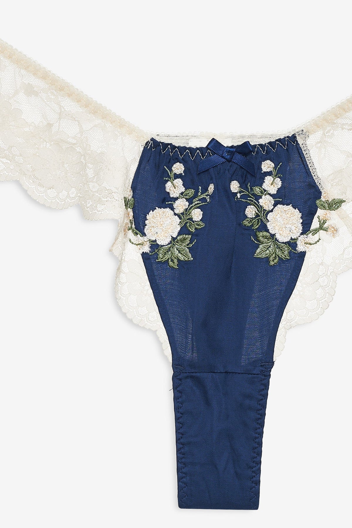 Fern Thong Panty Navy - For Love & Lemons