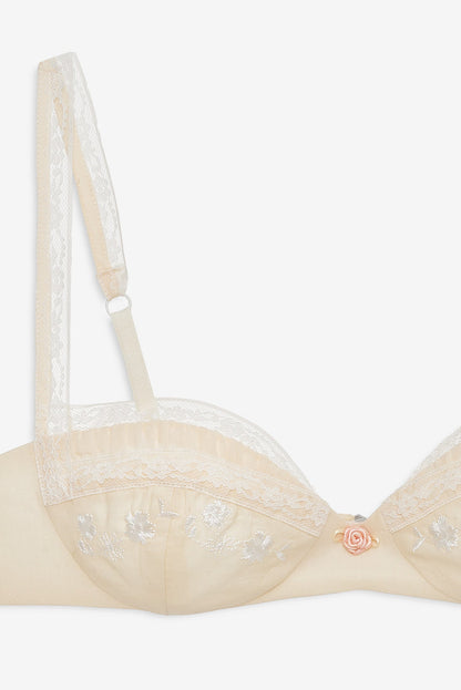 Lisa Bralette Vintage Cream - For Love & Lemons