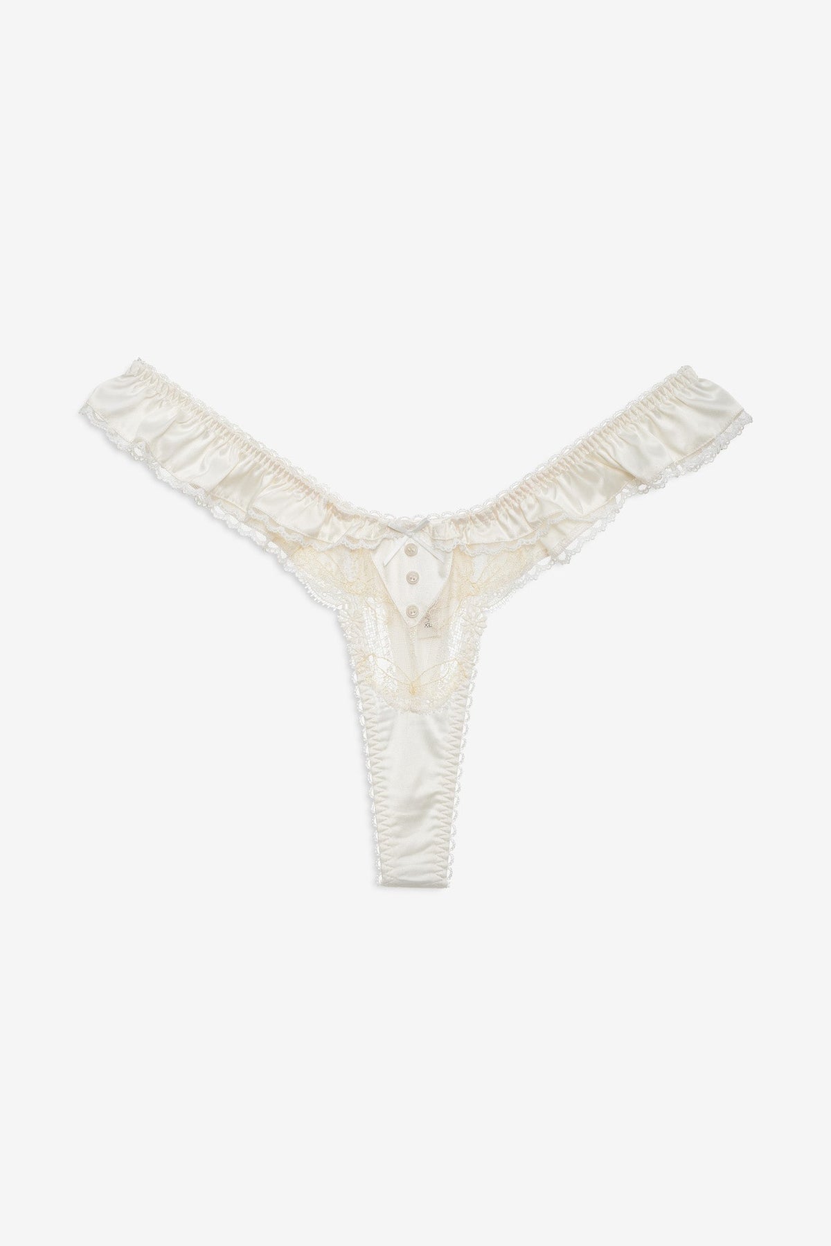 Chantilly Bows Ruffle Panty Tan - For Love & Lemons