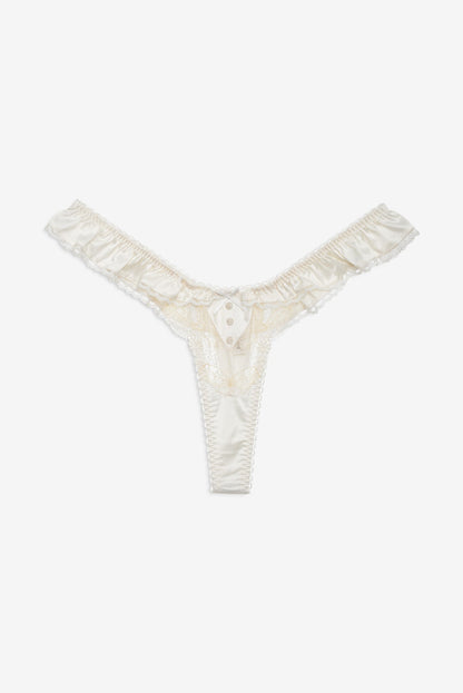 Chantilly Bows Ruffle Panty Tan - For Love & Lemons