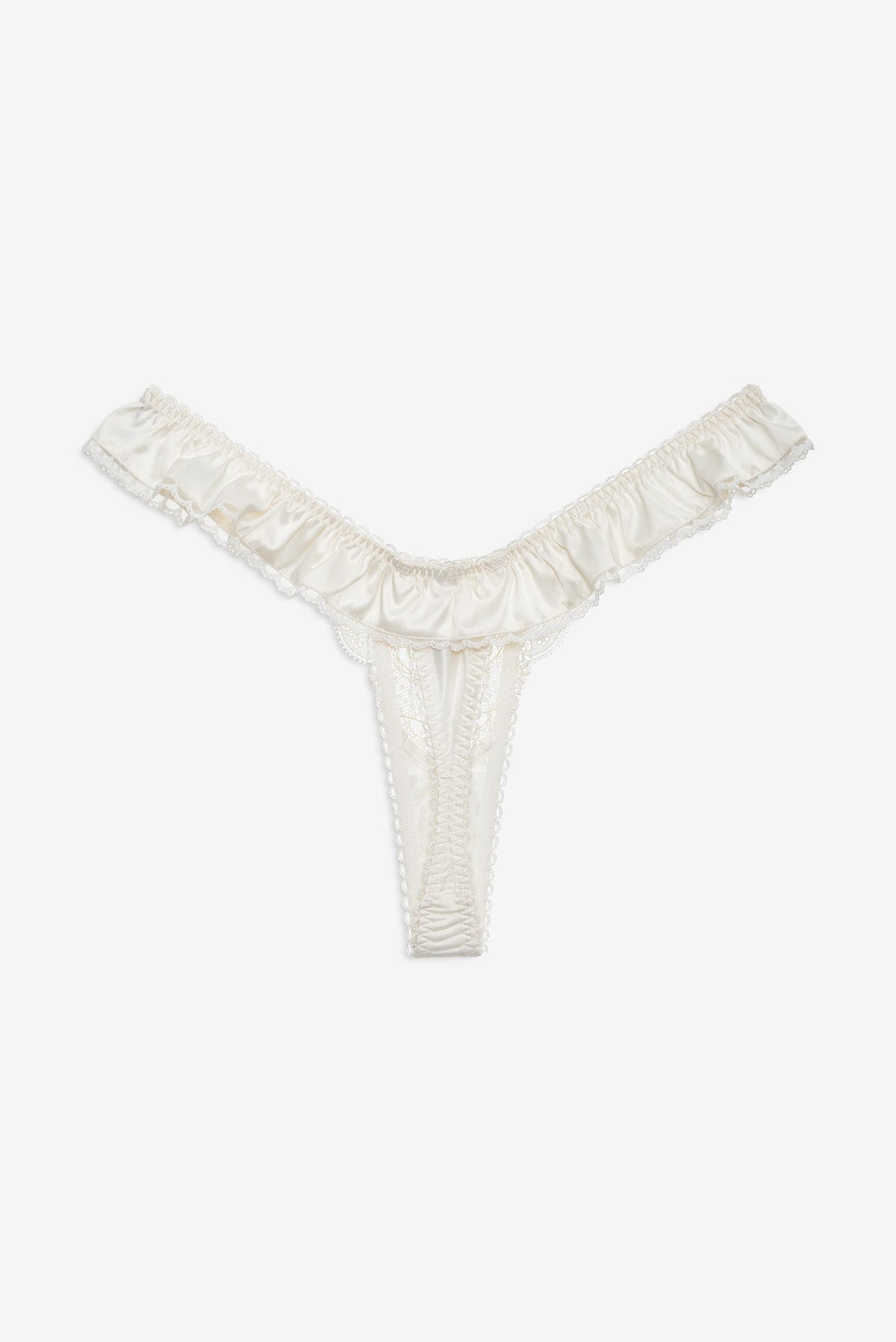 Chantilly Bows Ruffle Panty Tan - For Love & Lemons