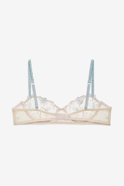 Peachy Keen Floral Underwire Bra Peach - For Love & Lemons