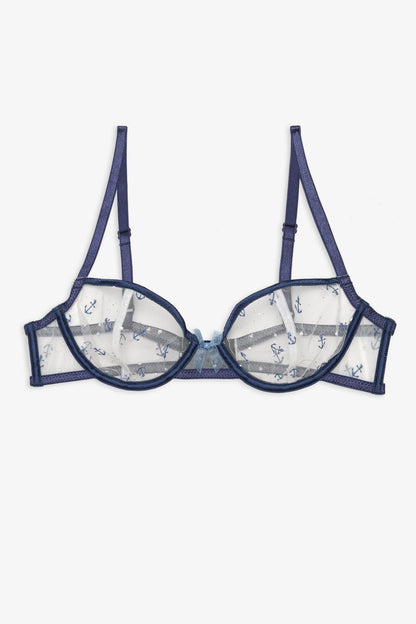 Kamara Underwire Bra Navy - For Love & Lemons