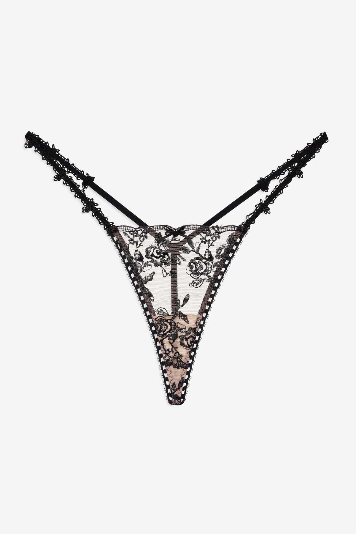 Sonia G String Panty Black - For Love & Lemons
