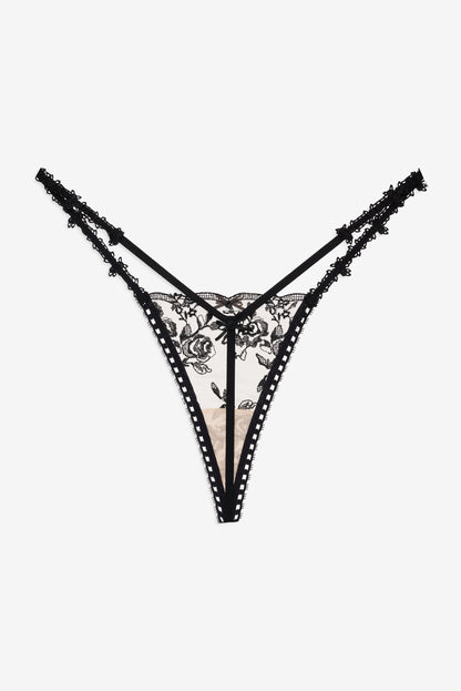 Sonia G String Panty Black - For Love & Lemons