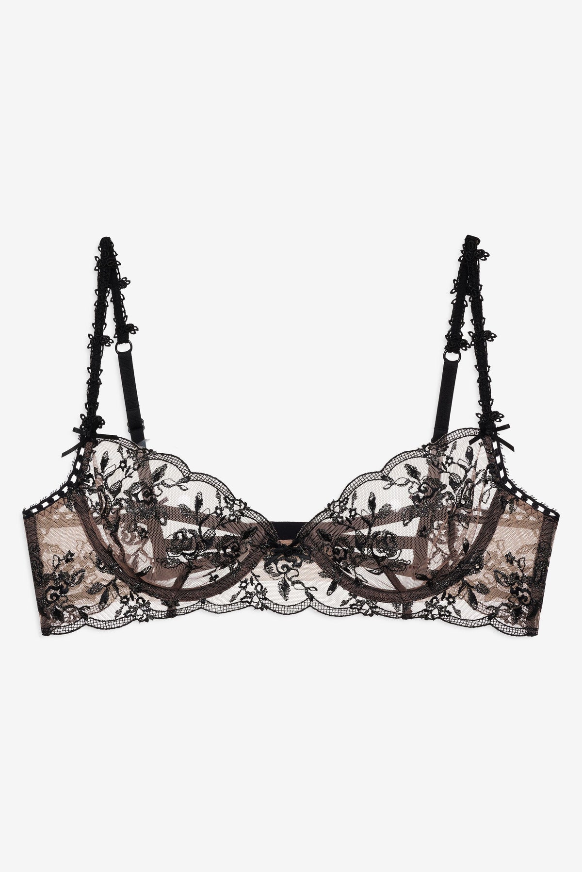 Sonia Underwire Bra Black - For Love & Lemons