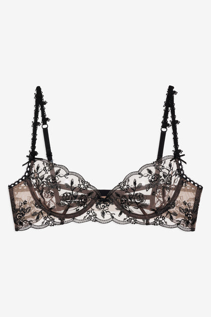 Sonia Underwire Bra Black - For Love & Lemons