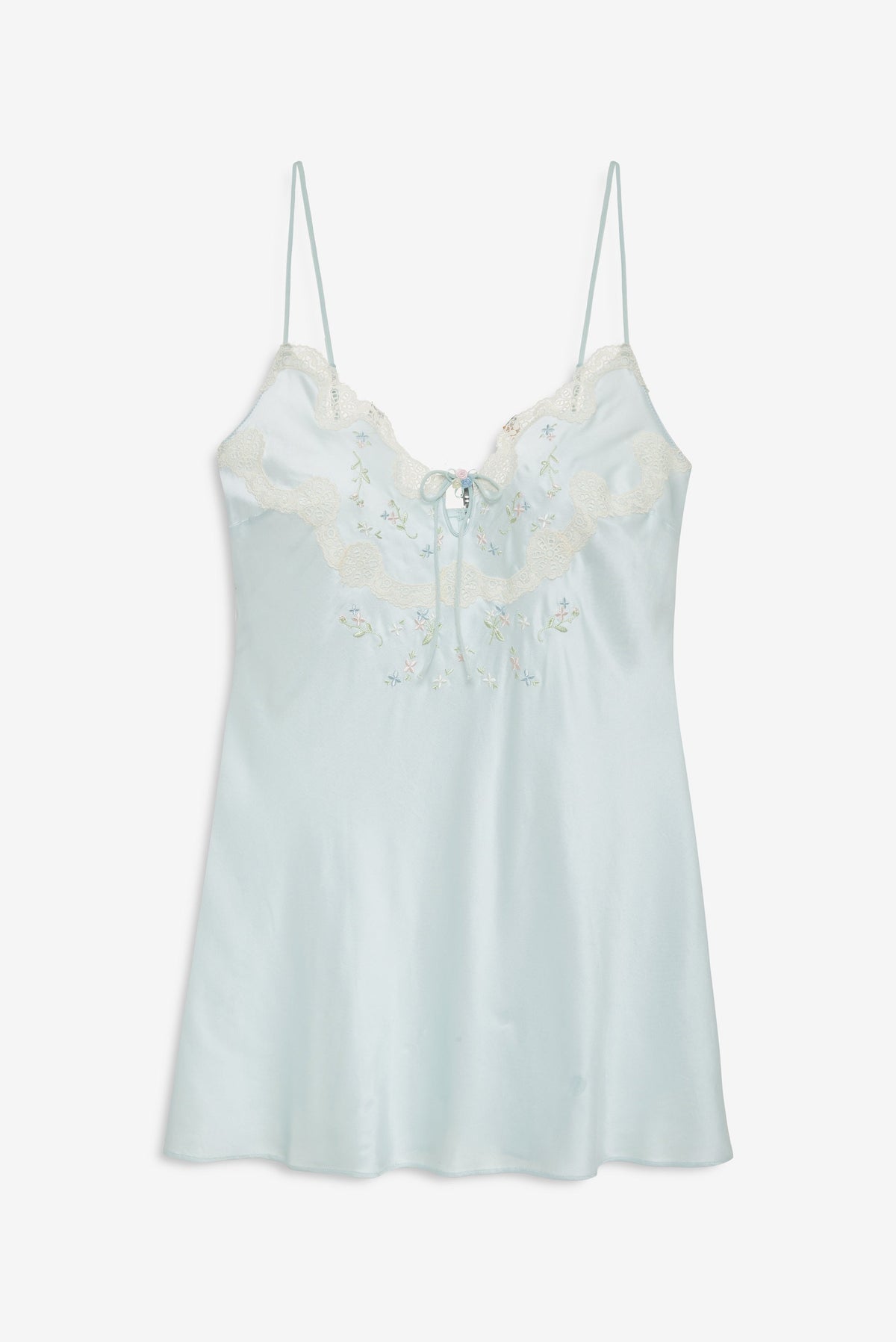 Heirloom Petal Slip Dress Mint - For Love & Lemons