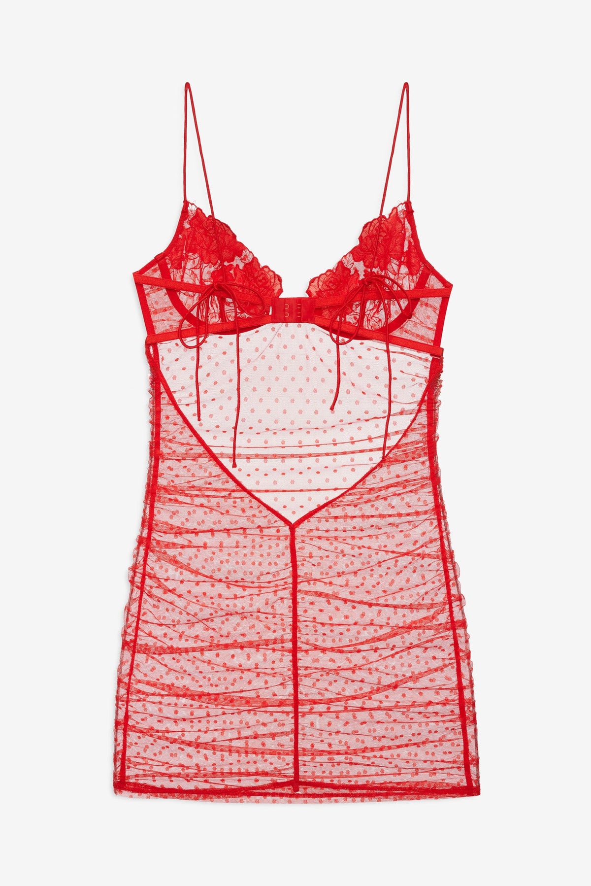 Love is a Rose Slip Dress Red - For Love & Lemons