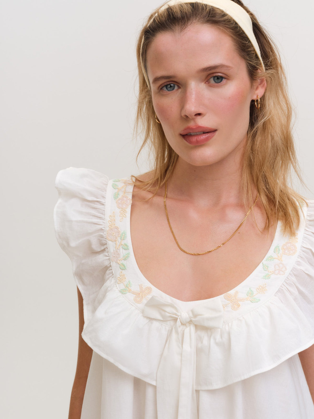Cora Slip Dress White - For Love & Lemons
