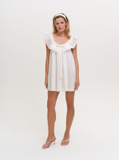 Cora Slip Dress White - For Love & Lemons