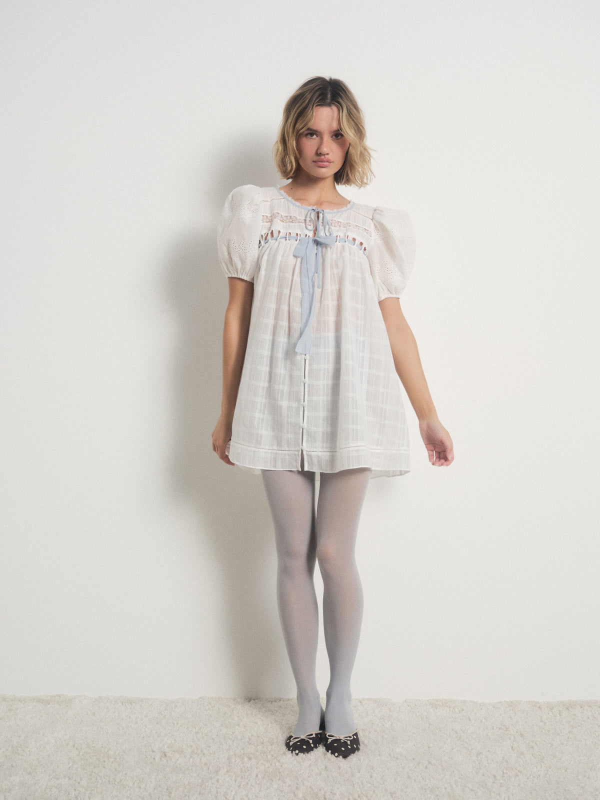 Jia Slip Dress White - For Love & Lemons
