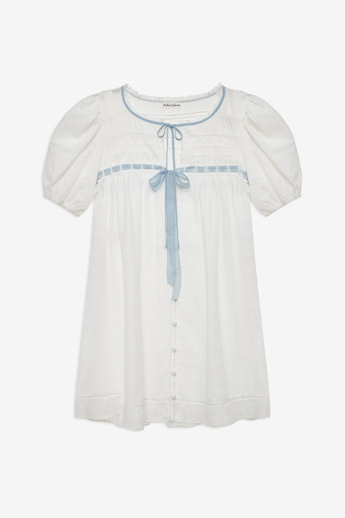 Jia Slip Dress White - For Love & Lemons