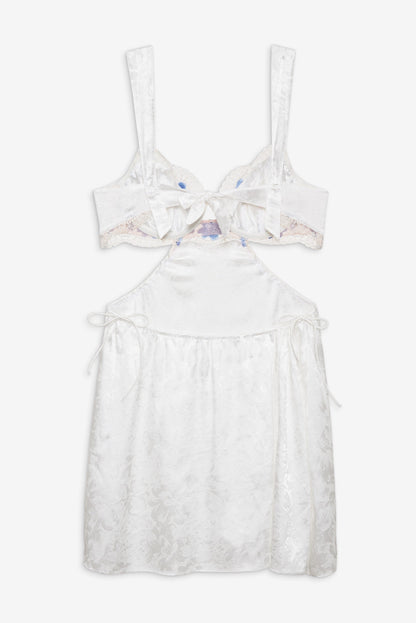 Festival Rose Slip Dress Blue - For Love & Lemons