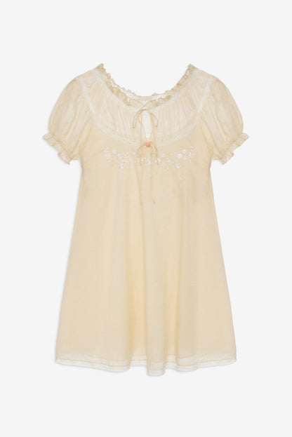 Lisa Slip Dress Vintage Cream - For Love & Lemons