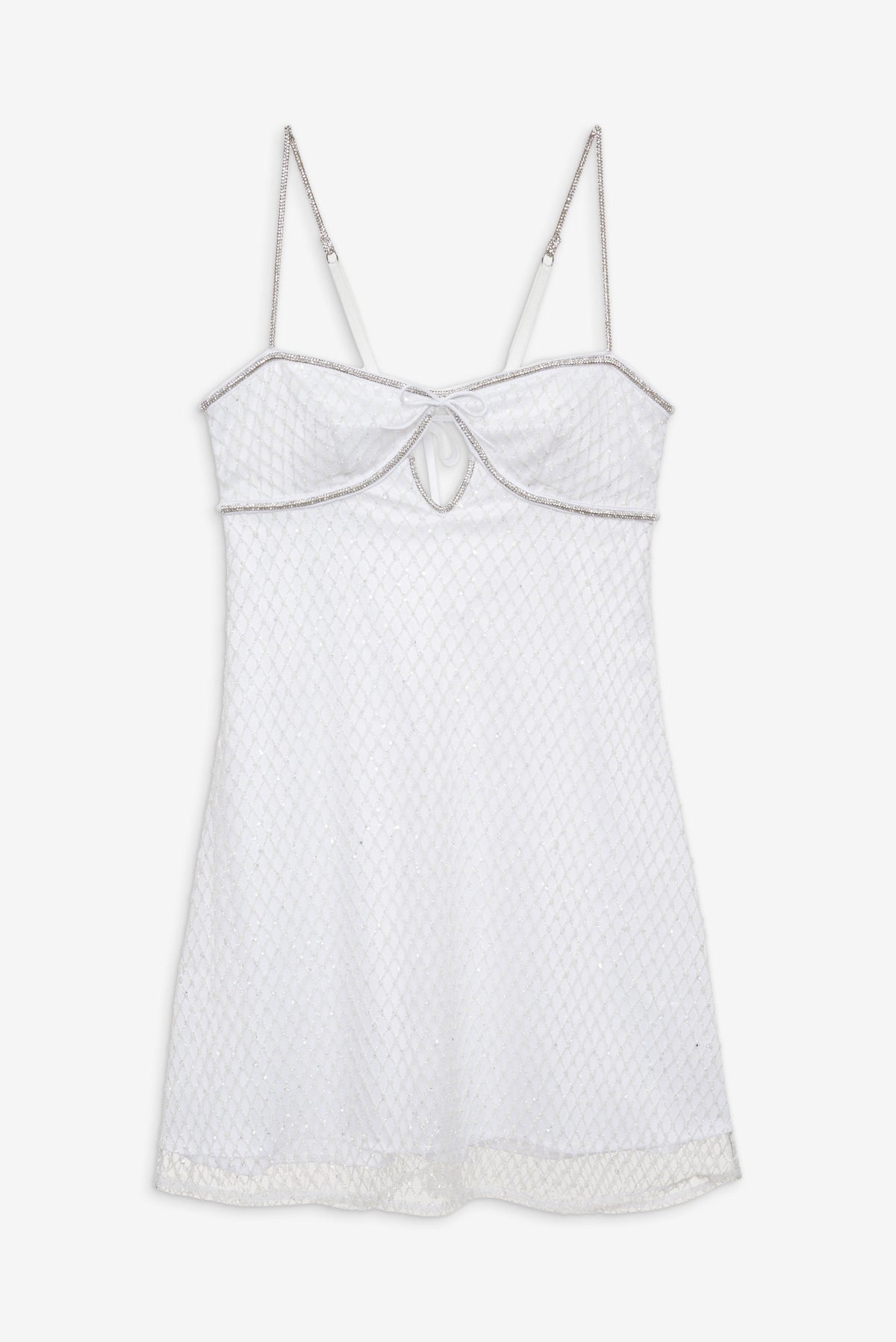 Glitter Slip Dress White - For Love & Lemons
