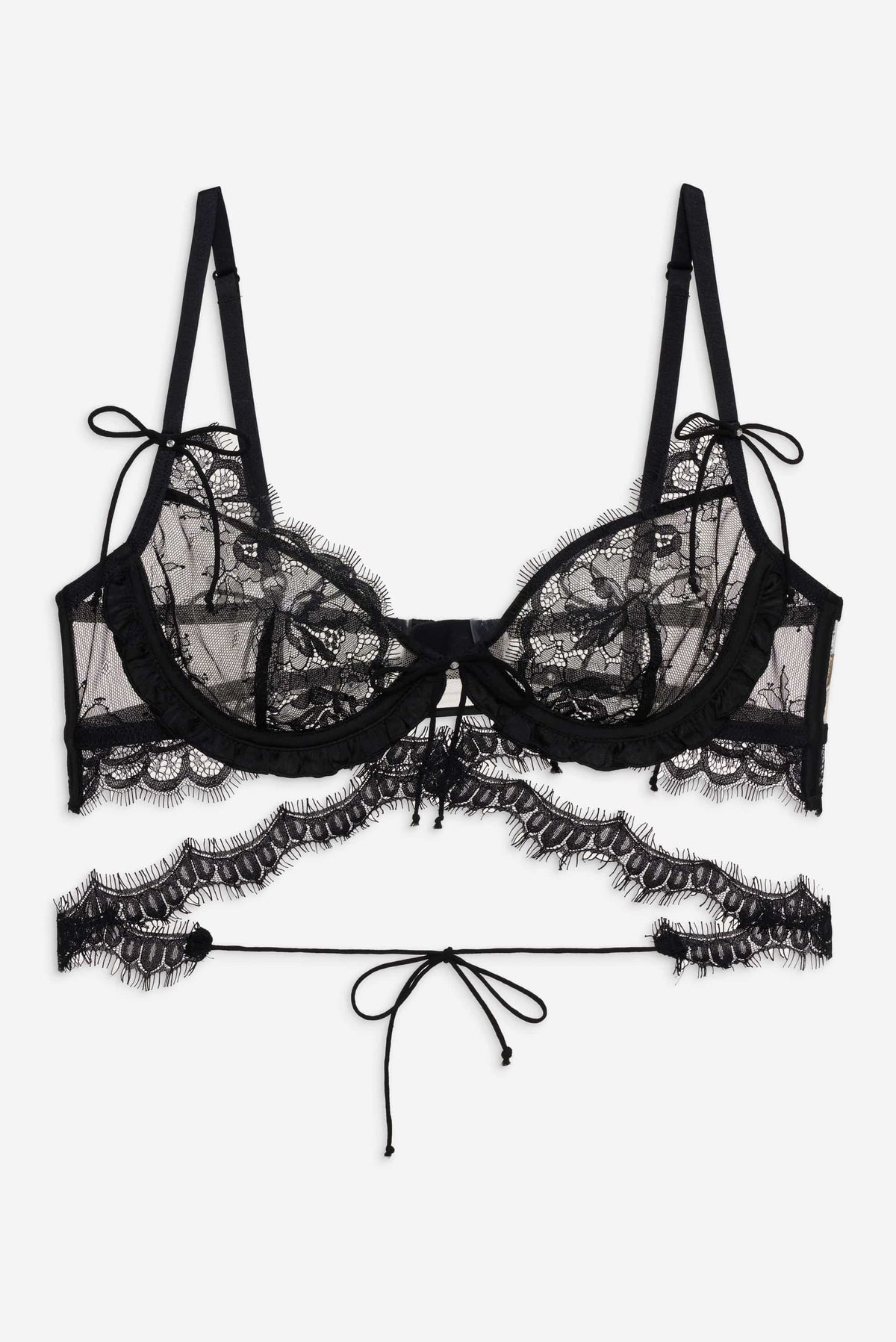 Sonja Underwire Bra Black - For Love & Lemons