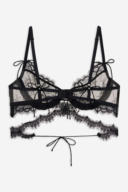 Sonja Underwire Bra Black - For Love & Lemons
