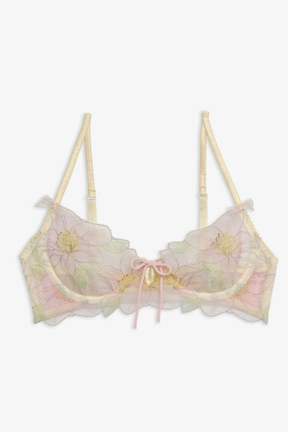 Blush Hibiscus Underwire Bra Pink - For Love & Lemons