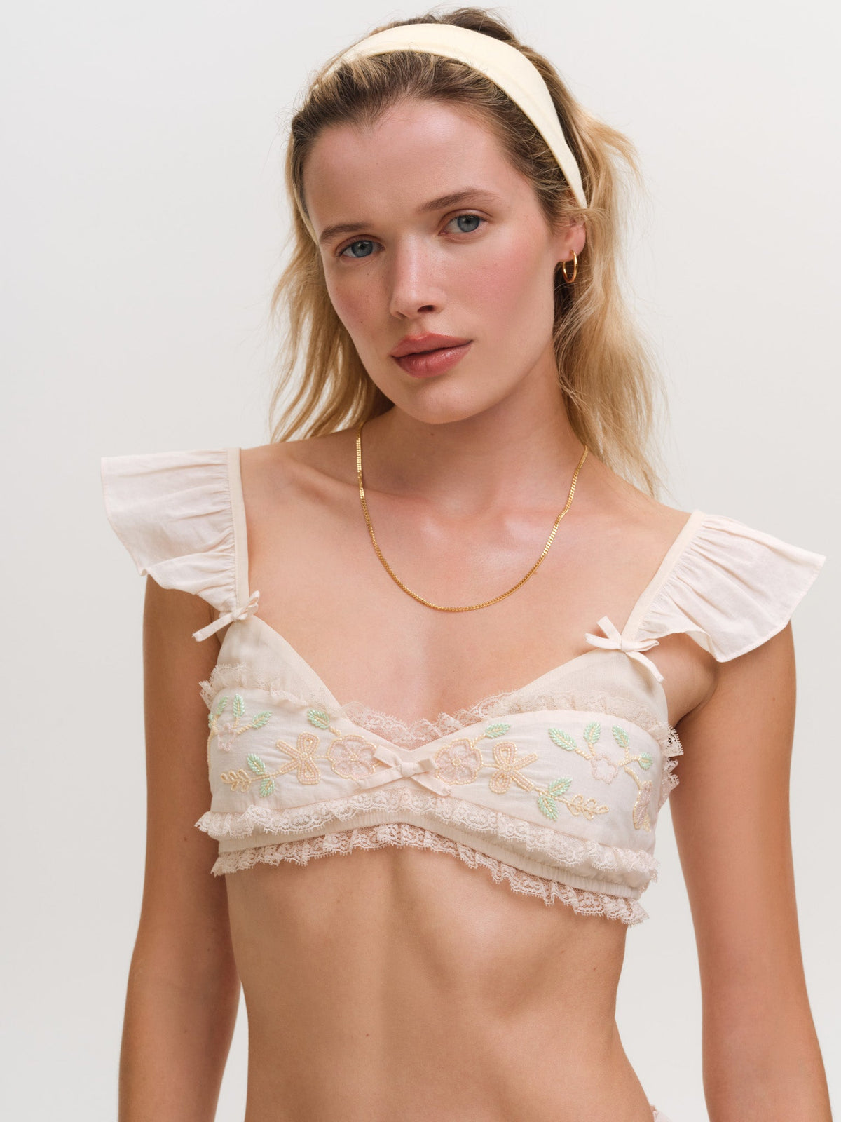 Megan Bralette Pink - For Love & Lemons