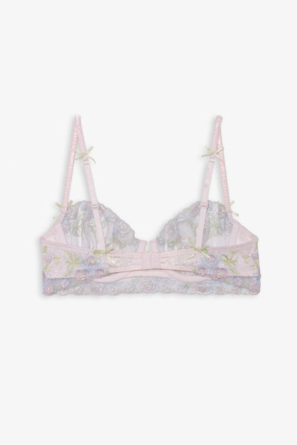 Pastel Bouquets Underwire Bra Pink - For Love & Lemons