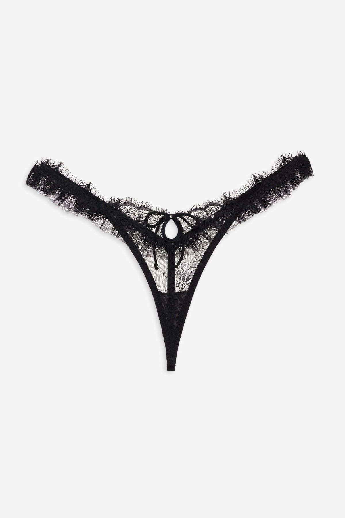 Sonja Thong Panty Black - For Love & Lemons