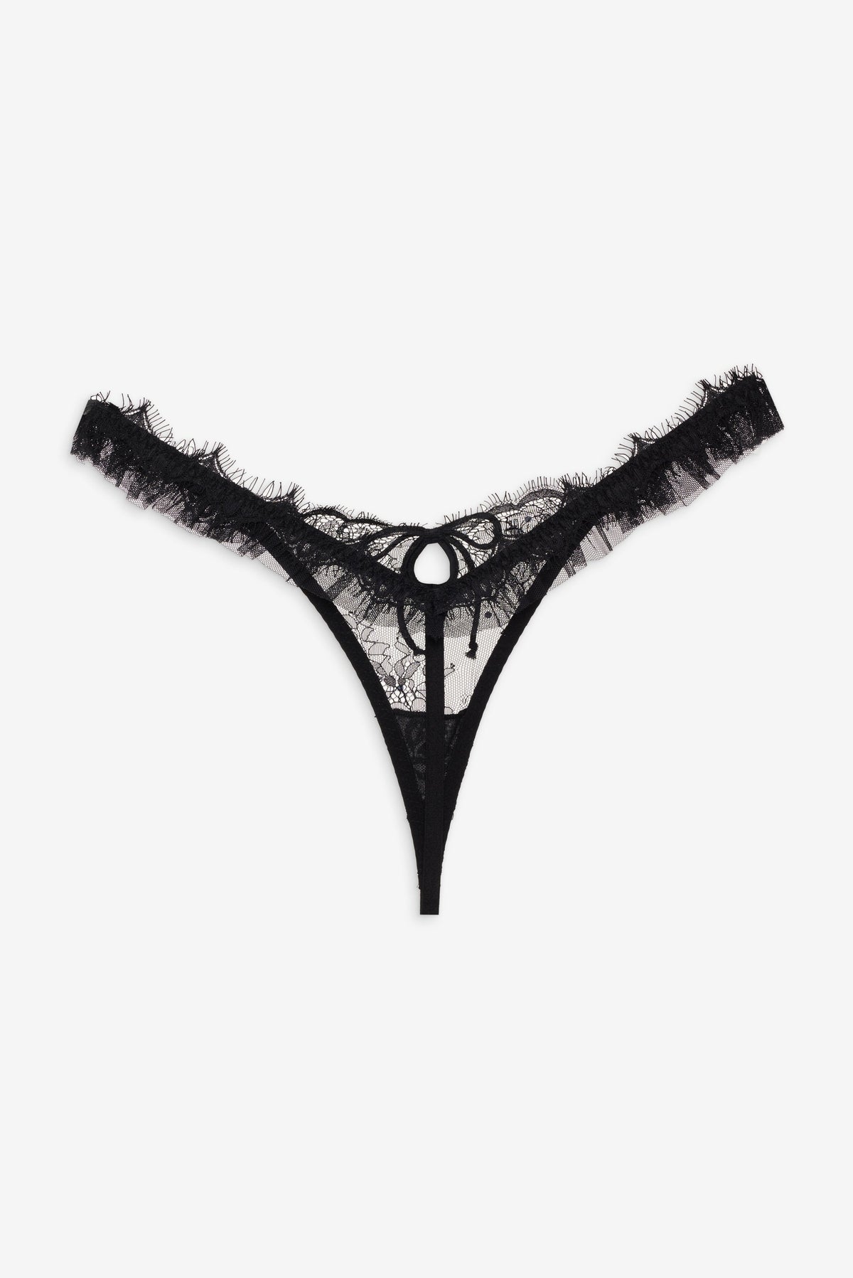Sonja Thong Panty Black - For Love & Lemons