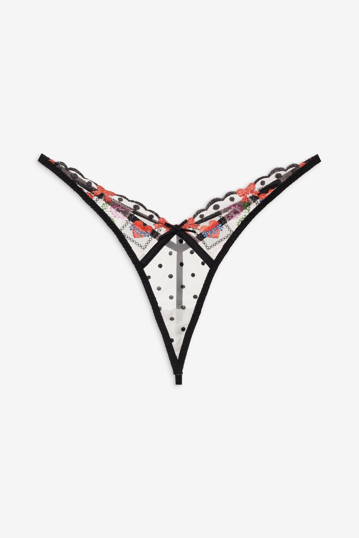 Paris Thong Panty Red - For Love & Lemons
