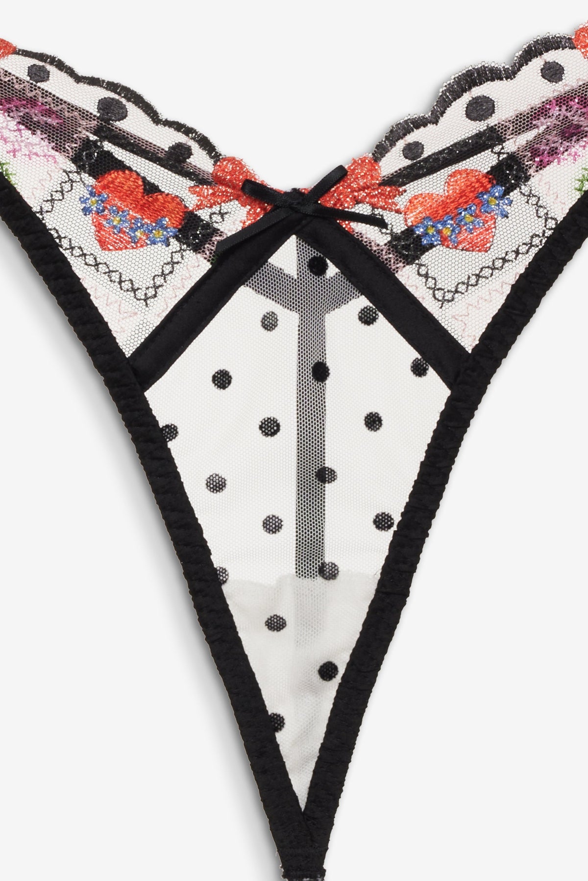 Paris Thong Panty Red - For Love & Lemons