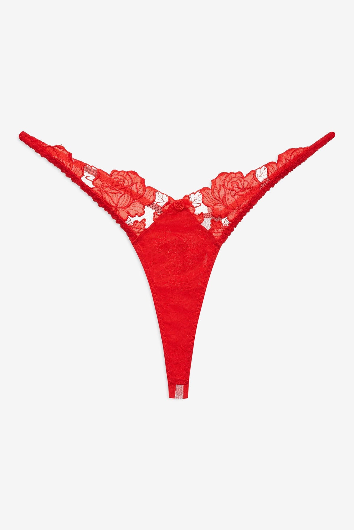 Love is a Rose Thong Panty Red - For Love & Lemons