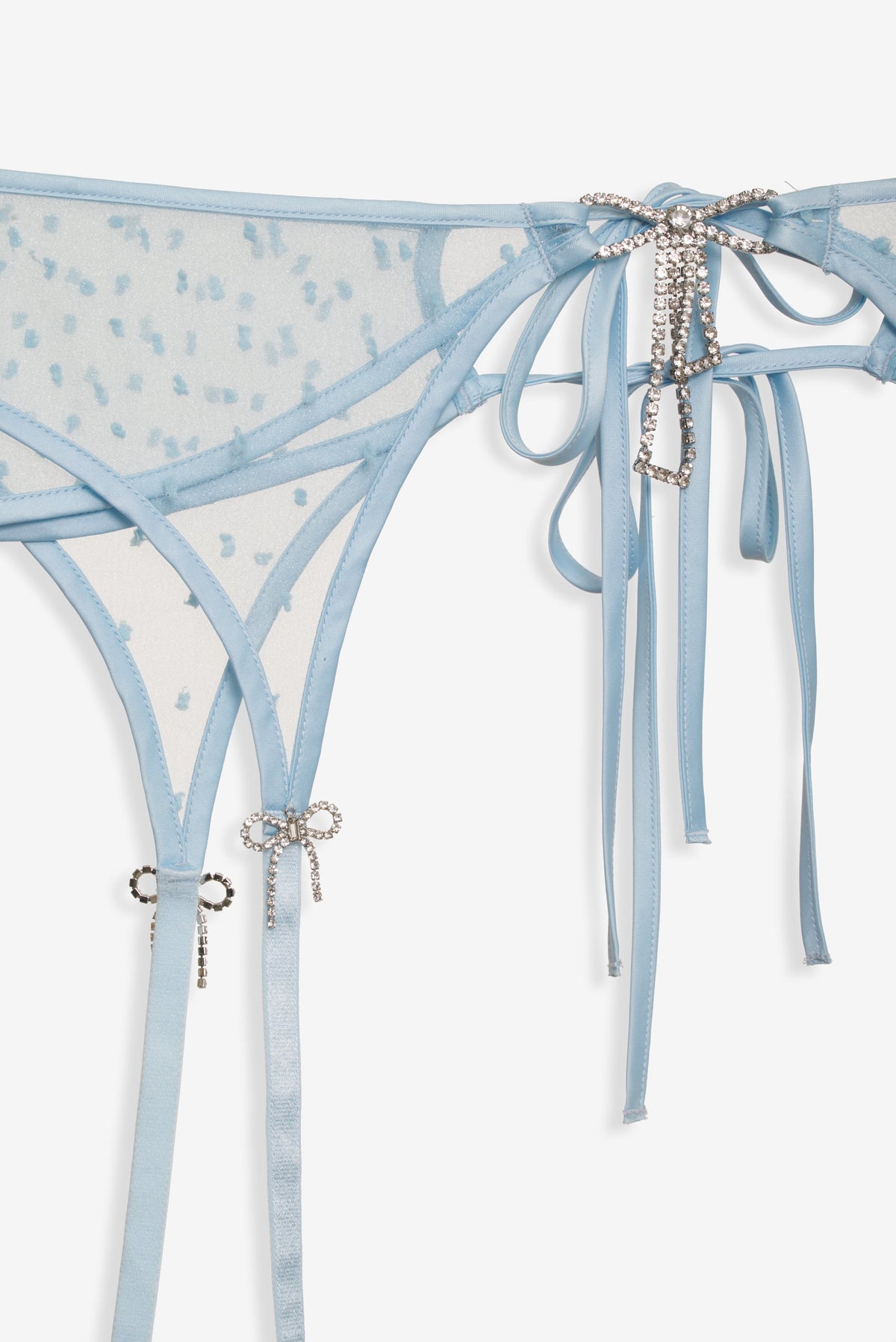 Izzy Garter Blue - For Love & Lemons