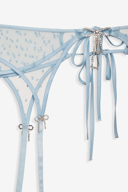 Izzy Garter Blue - For Love & Lemons