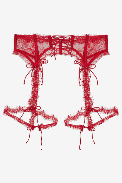 Sonja Garter Belt Red - For Love & Lemons
