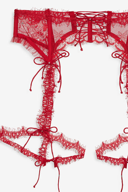Sonja Garter Belt Red - For Love & Lemons