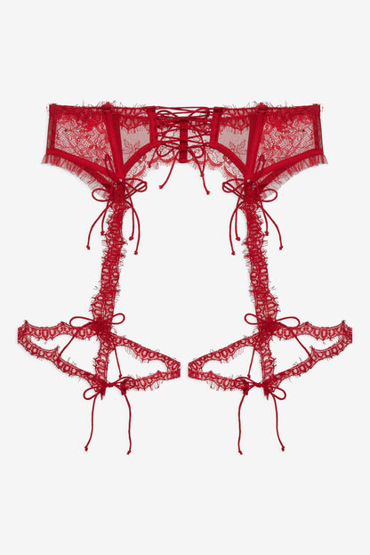 Sonja Garter Belt Red - For Love & Lemons
